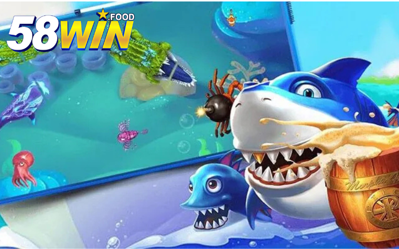 Bắn cá 58win là sản phẩm game hấp dẫn, đình đám