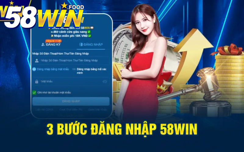 Cách thức đơn giản để đăng nhập 58win